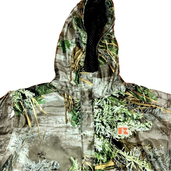 VTG Russell Outdoors Camo Jacket Youth XL 18-20, Mesh Lining, Max-1, RHYJ 7232 - Picture 2 of 9